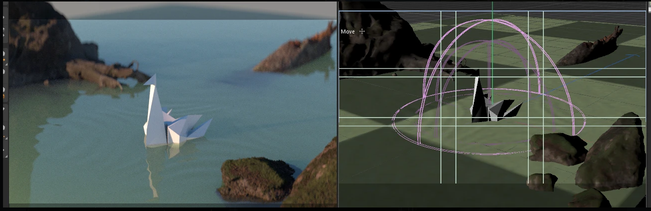 Papyrus Navigator modeling and LookDev process in Cinema 4D
